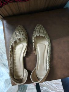 Elegant Gold Flats