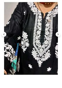 Chikankari Kurti Set 🖤