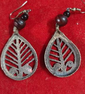 3 Pair Dokra Earrings