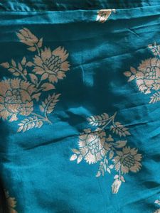 Elegant Blue Floral dupatta