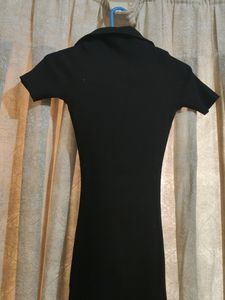 Zudio Ribbed Bodycon Dress Stretchable