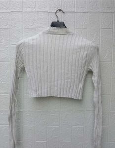 New with tag Pinterest Ribbed Crop Top - Long Slee