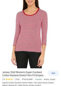 JOCKEY™ 3/4th sleeves Tshirt