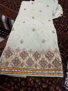Heavy Wedding Dress With Pant
