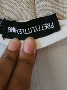 Pinterest Inspired Pearl Rhinestone White Corset