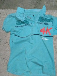 Boys 4K Collection Teal Polo Shirt