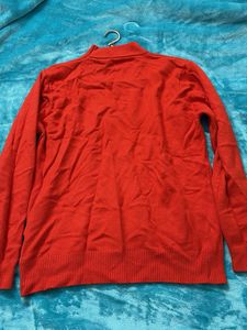 ORANGE Embellished Sweater + free gift