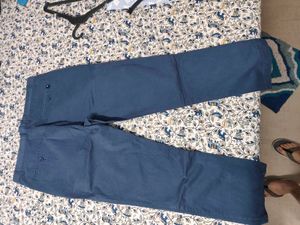 Men&#39;s Blue Casual Pants