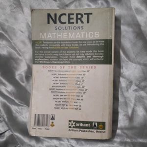 NCERT Maths 12th Class Solution Book