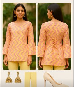 Pinterest short corset Kurti 🎀