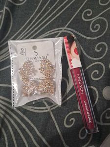 Earring And Lipstick