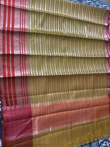 Banarasi Zari Work On Organza Saree
