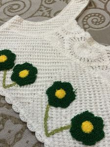 Floral Crochet Top