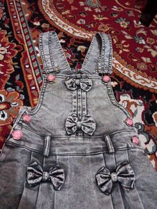 Denim Dungaree Skirt