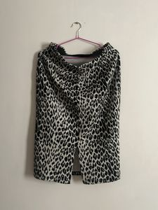 Zebra Print Skirt