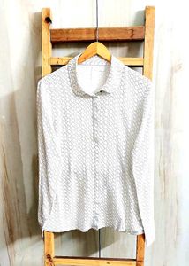 Offwhite Printed Shirt Size-42