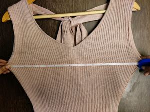 Back tie Dress