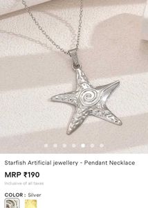 Starfish Pendant Necklace