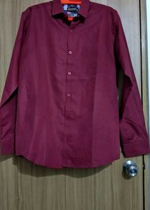 Maroon Casual Shirt