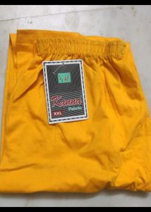 Yellow Cotton Legging.