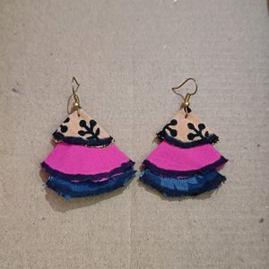 Handmade Fabric Earring