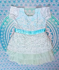 Netty Beads Embroidered Semi Heavy Party Dress