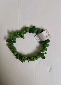 Green bead bracelet