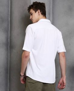Men&#39;s White Casual Shirt