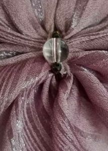 Elegant Lavender Sheer Bow Clip