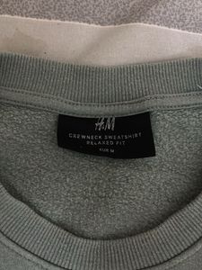H&amp;M Crewneck Sweat Shirt Relaxed Fit