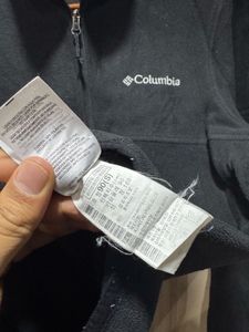 Columbia Unisex Black Long Sleeves Zipup Fleece