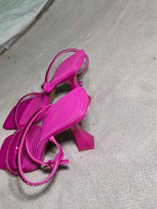 Pink Strappy Heels