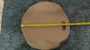 Khaki Round Shopping Bag