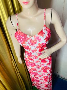 Floral Print Maxi Slip Dress