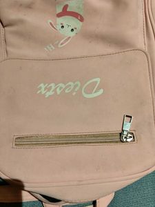 Pink Backpack with Bunny