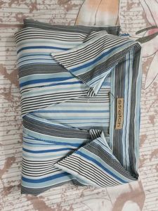 Striped Button-Down Shirt