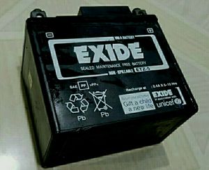 Exide 12.4v Battery🔋2 Kg