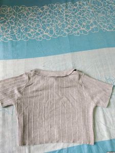 Cute Collared Knit Top