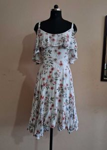 Floral Off-the-Shoulder Summer Dress