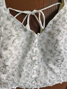 White Embroidered Blouse