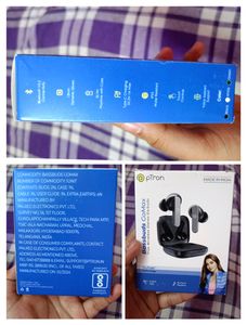 Ptron Bassbuds GoMax Earbuds New