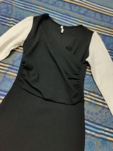 Chic Colorblock Mini Dress