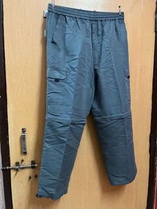 Relaxed Fit Grey Joggers For Men