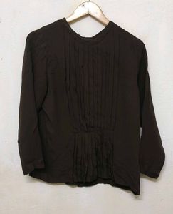 Trendy New Brown Long Sleeve Top