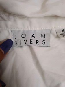 White Joan Rivers Blouse