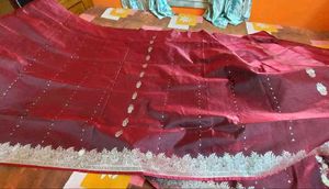 Heavy Full Embroidery Work Saree