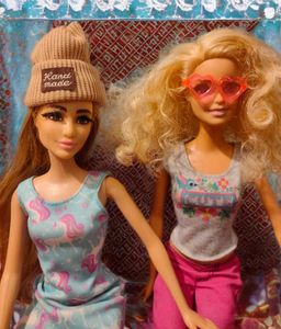 Two Barbie Fashionistas