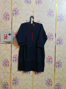 🇳🇿💫🎀Elegant Black Cotton Kurta