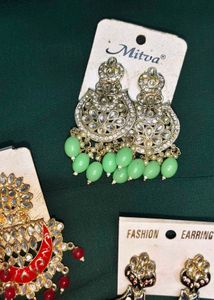 Combo Ethnic Indian Earings/ Jhumkas/ Jewellery