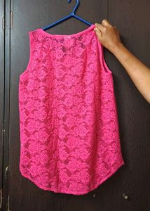 Vero Moda Lace Tank Top. S Size. 250 Rupees. P